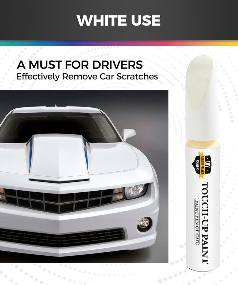 UBOG Car Paint Scratch Repair,Touch Up Paint for Cars,Touch Up Paint Pen,Car Accessories Car Scratch Repair,Car Touch Up Paint,Car Scratch Remover Pen,Car Paint Pen for Erase Car Scratches (White) - Image 5